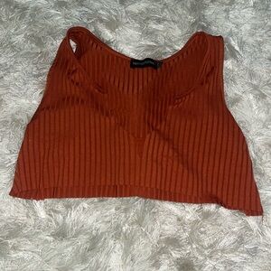 Burnt Orange Super Crop Top🤍✨